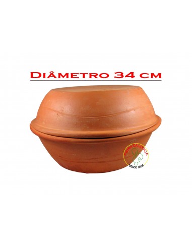 Forma de Barro para Pão de Ló de 750 Gramas Portuguese Traditional Pottery
